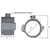 Saddle, 3" x 1-1/2"IPS Slip Gray Type II PVC Rigid