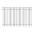 Welded Remington Panel 3 Rail Black 46" x 94" | 692469444