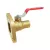 Red-White Ball Valve Lead-Free Brass 1" Solder x Flange | 2419AB1