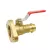 Red-White Pump Flange Ball Valve EzPress Stainless Steel 2 Piece 1-1/2" | 2420F112