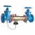 Watts 957-NRS-FS Reduced Pressure Zone Assembly Backflow Preventer NRS Shutoff w/ Flood Sensor Lead Free Stainless Steel 6" | F111605