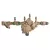 Watts LF909M1-QT-FS Reduced Pressure Zone Assembly Backflow Preventer Quarter Turn Shutoff w/ Flood Sensor Small Diameter Lead Free Copper Silicon Alloy 2" | F391012