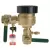 Watts 800M4QT Anti-Siphon Pressure Vacuum Breaker Backflow Preventer Quarter Turn Shutoff w/ Freeze Sensor Contains Lead Bronze 2" | T387122