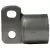 1-5/8" Rail End 2 Hole Galvanized | 11412