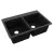 Quartz Classic Drop-in Sink Bowl, Black | ELG3322BK0