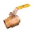 Leemco Ball Valve Brass 2" FNPT | LBT-22BB