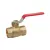 Red-White 2-Piece Body Ball Valve Low Lead Brass 1" FNPT x FNPT | 5592AB1