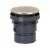 Sioux PVC Finish Line Cleanout 4 Soc 6.5" Round with Nickel Bronze Top 4" | 834-4PNRB