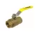 Webstone Ball Valve Brass 1-1/4" Full Port Forged | H-40705W