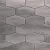 TECHO HEXA SLAB SMOOTH HD2+ SHALE GREY 96.55SF/PALLET 60 MM
