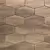 Techo-Bloc Hexa 60mm HD² Smooth Paver, Chestnut Brown | 006742