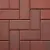 Belgard Holland Paver, 60mm, Red/Charcoal