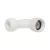 Sch 40 PVC Hose Elbow 3/4" x 3/4" FHT x MHT White | 513-007