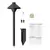 Kichler Adjustable Drop In Path Kit Black | 16195BKT