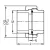 Sch 40 PVC Union 1" x 1" Socket x Socket Slip White | 497010
