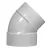 45 Degrees Elbow, 3.27" x 3.47" Spigot x Hub HDPE Street | 3P03ST