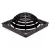 RB DRAINAGE SQUARE ATRIUM GRATE BLACK 12" | DG12SAB