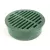 6" Round Flat Grate, Green | G6RFG_alt