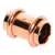 Coupling, 1" x 1" Press x Press Copper W/Stop | PPRC0100