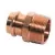 Reducing Adapter, 3/4" x 1" Press x MPT Copper | PCMA3410