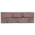 PH RUMBLED COCOA PAVER 4" X 8" X 2-1/4" 470 EA/ CUBE 94 EA/ BAND 104 SF/ CUBE STANDARD