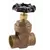 Aqualine Full Port Gate Valve Brass 1" Solder | BGV-100S-LF