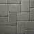 Belgard Cambridge Cobble Paver, 6" x 9", Dark Charcoal
