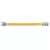 Gas Connector, (ID) 1/2" x (OD) 5/8" x 36" Stainless Steel Yellow Coated, Flex | CSSC21-36