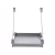 Wall Mounted Water Heater Platform, 24" L X 24" W X 4" H Galvanized Steel Hung Equipment, Drain | 30-SWHP-WM