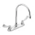 M-DURA Dual-Handle Kitchen Faucet, Brass Spt Wristblade | 8289