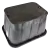 NDS Pro-Spec Rectangular Valve Box, Black, 19" x 14" | 313BCBRBLK