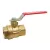 Red-White 2-Piece Ball Valve Brass 1" FNPT x FNPT | 5044AB1