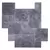 TRAVERTINE PREMIUM PAVER, TAHOE ASHLAR PATTERN TUMBLED