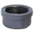 Domestic Round Cap, 1/2" FNPT Ductile Iron Black | 318900529