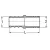 Adapter, 1" x 1" Crimp x PB Copper PureFlow | 46156