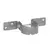 Wood Panel Chain Link Post Bracket, (L) 2-3/8" | NW6287-PG