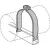Anvil 1-1/4" Copper Tubing Clamp | 2400323685