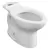 Cadet PRO Standard Height Elongated Bowl, Vitreous China White | 3517C101.020