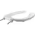 Open Front Toilet Seat, Plastic White | 7B1055000