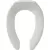 Open Front Toilet Seat, Plastic White | 7B1955CT000