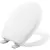 Slow-Close Toilet Seat, Plastic White | 7B200E4000