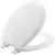 Wood Closet Toilet Seat, Plastic White, Cover | 7B500EC000