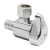 1-Piece Turn Angle Stop Brass 1/2" x 3/8" PEX Barb x Compression | G2BRPX19X C