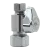 1-Piece Turn Angle Stop Brass 5/8" x 3/8" Compression x Compression | G2CR14X C