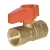 2-Piece Gas Ball Valve Brass 1/2" FIP x FIP | 58LGA3N