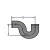P-Trap, 2" No-Hub Ductile Iron | 10128