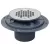 Weep Hole Shower Pan Drain, ABS, W/ Stainless Steel Strainer | 821-2A
