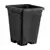 Active Aqua 6" x 6" Square Black Pot, 8" Tall, case of 50