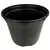 Grower Select 08.00 Coex MumPan Black 3.54qt Bulk 3220/PL - 8in OD x 6.0in H