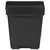 DILLEN DSQVP325/D 03.25 SQUARE VAC POT DEEP BLACK 1200 PER CASE 28 CASES PER PALLET
